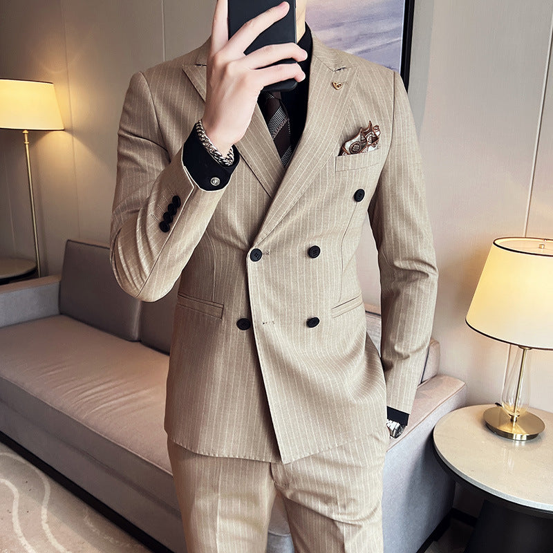 Men's Fashion Personality Three-piece Suit