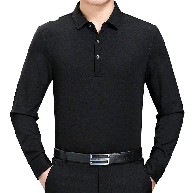 Pullover Middle-Aged Business Bottoming Shirt