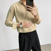 Spring New Light Mature Style Long-Sleeved Shirt Young Men Handsome Temperament Casual