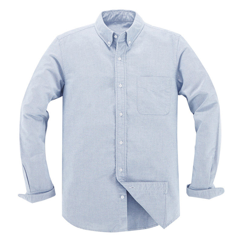 Men's Plaid White Long Sleeve Trendy Spring Summer Top