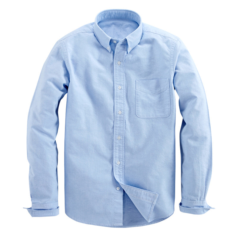 Men's Plaid White Long Sleeve Trendy Spring Summer Top