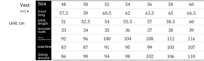 Men's Fashion Personality Three-piece Suit