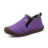 Low cut plus fleece padded short boots