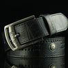 Men's Denim Casual Hollow Rivet Wide Belt