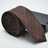 Wedding dress tie imitation wool plaid striped tie