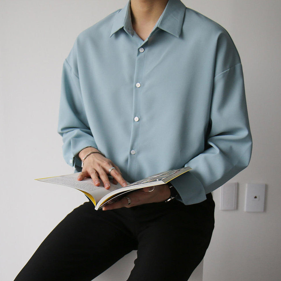 Men's Fashionable And Versatile Loose Casual Shirt