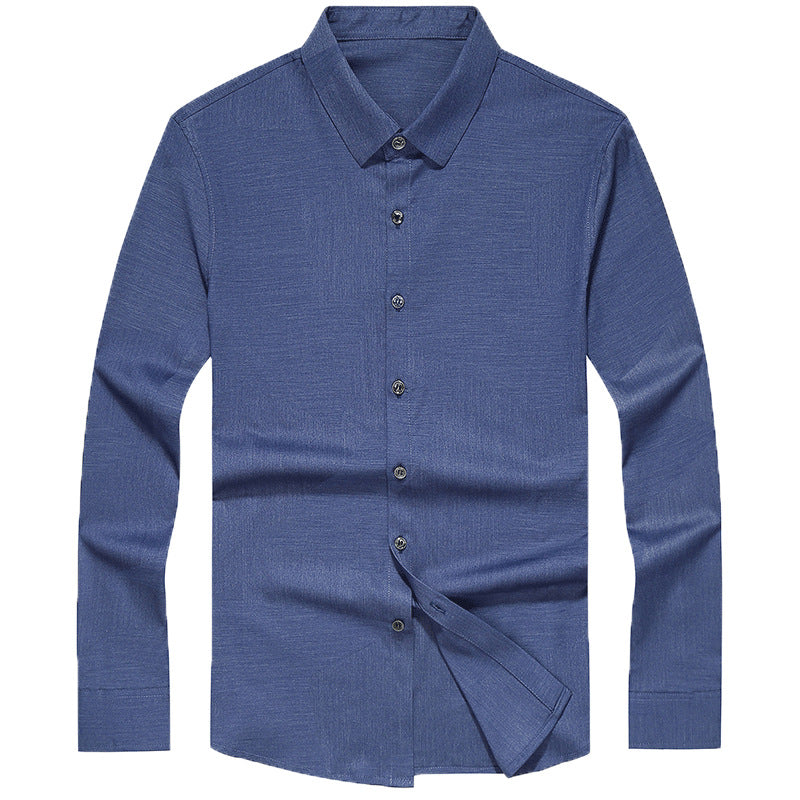 Men's solid color shirt