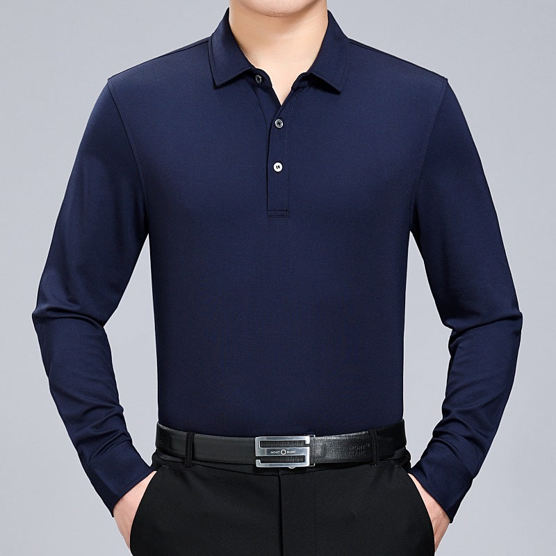 Pullover Middle-Aged Business Bottoming Shirt