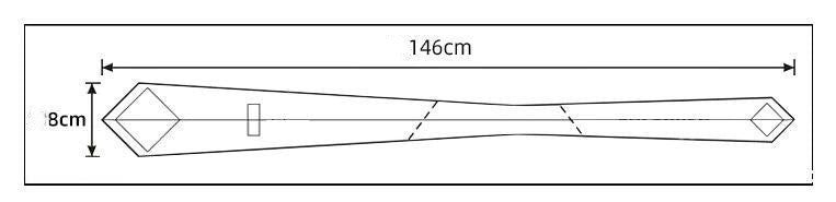 Polyester Jacquard 8cm Fashion Check Tie