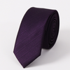 Men's formal business casual Korean version of ultra-narrow tie polyester silk jacquard tie