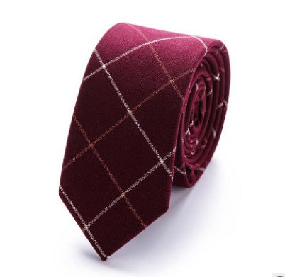 Fashion, cotton tie, narrow plate, business tie, Chinese style, fashionable man.