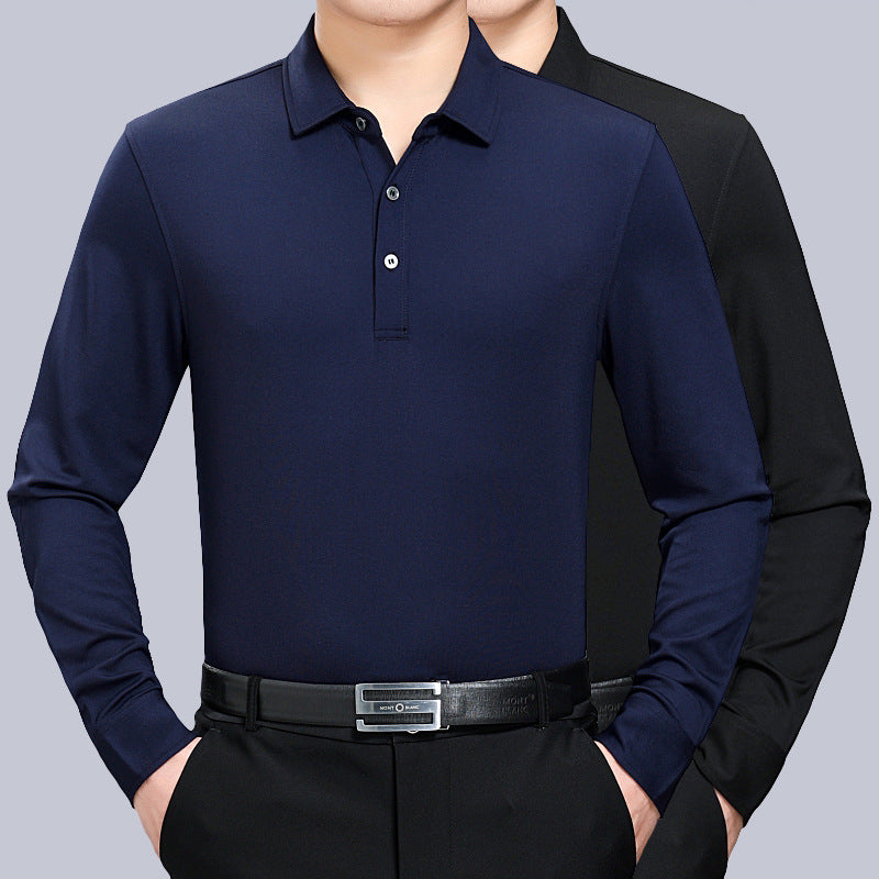 Pullover Middle-Aged Business Bottoming Shirt