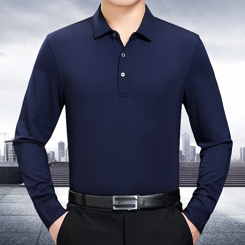 Pullover Middle-Aged Business Bottoming Shirt
