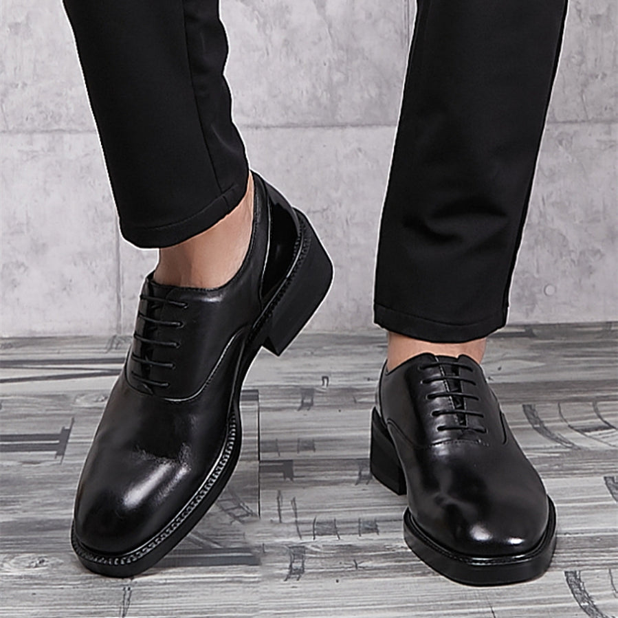 British Men's Business Casual Brogue Shoes