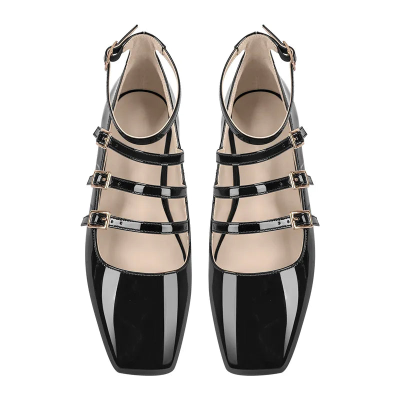 Women Flats Square Pumps