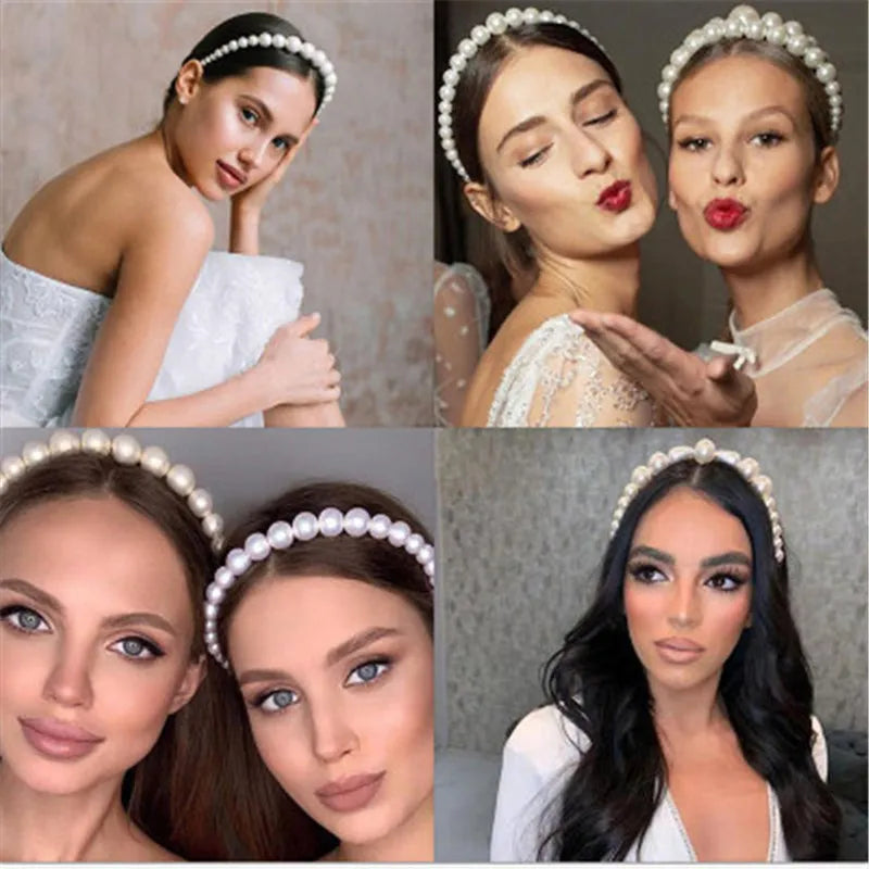 Fashion Full Pearl Hairbands