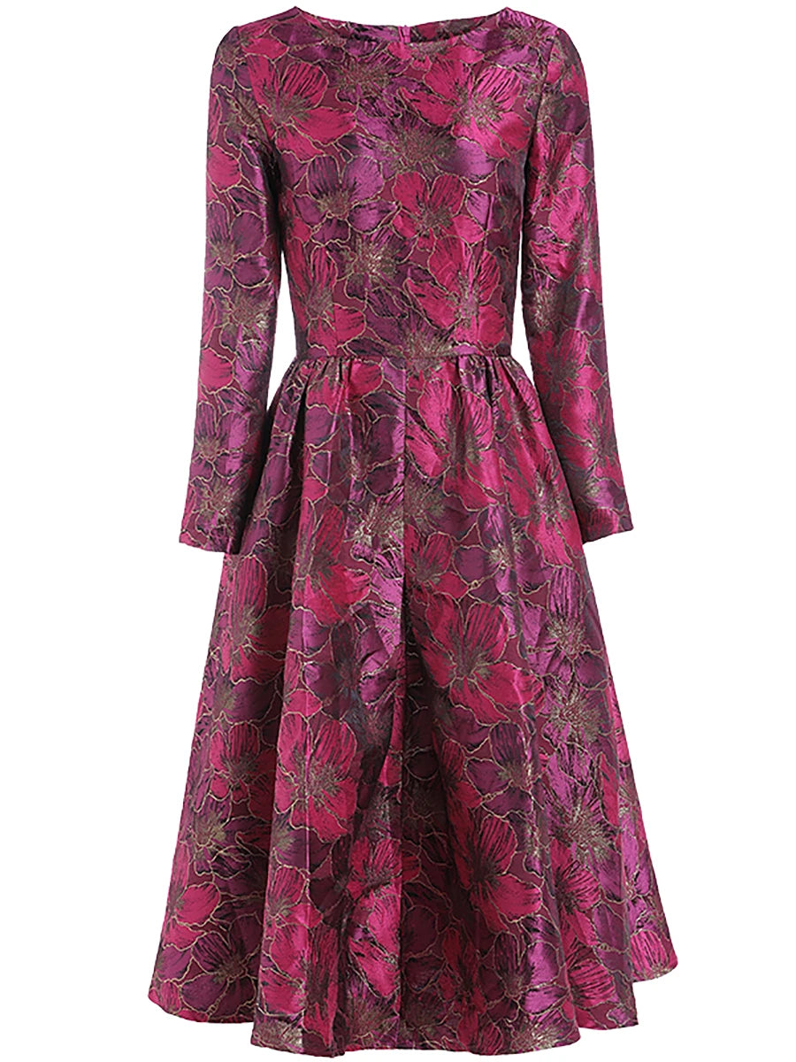 England Style Mid-calf Dress