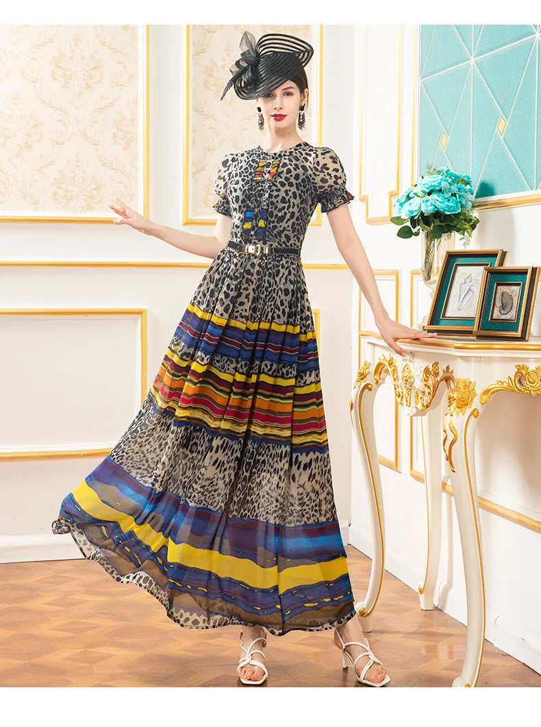 Women Leopard Printed Dress