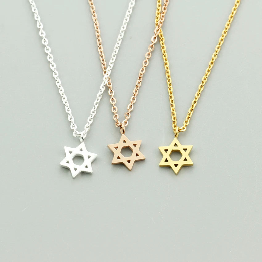 Jewish Ethnic Star Of David Pendant Necklace