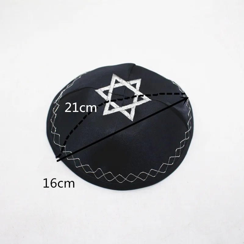 David Star Jewish Kippah Hat