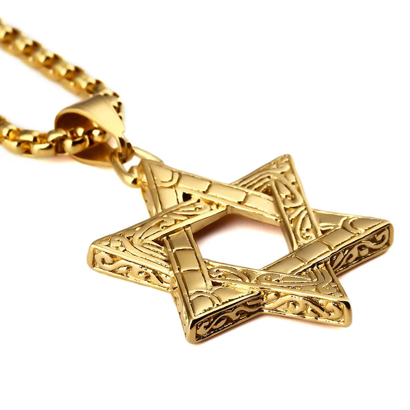 Messianic Jewish Shema in Star of David necklace