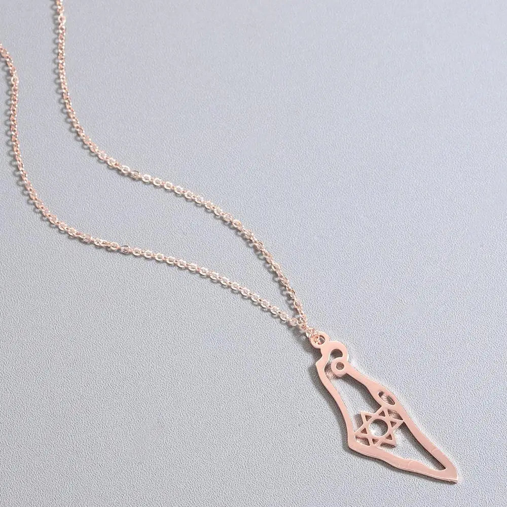 Stainless Steel Pendant Jewish Jewelry Necklace