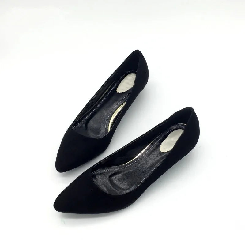 Women Low Heel Pumps Shoes