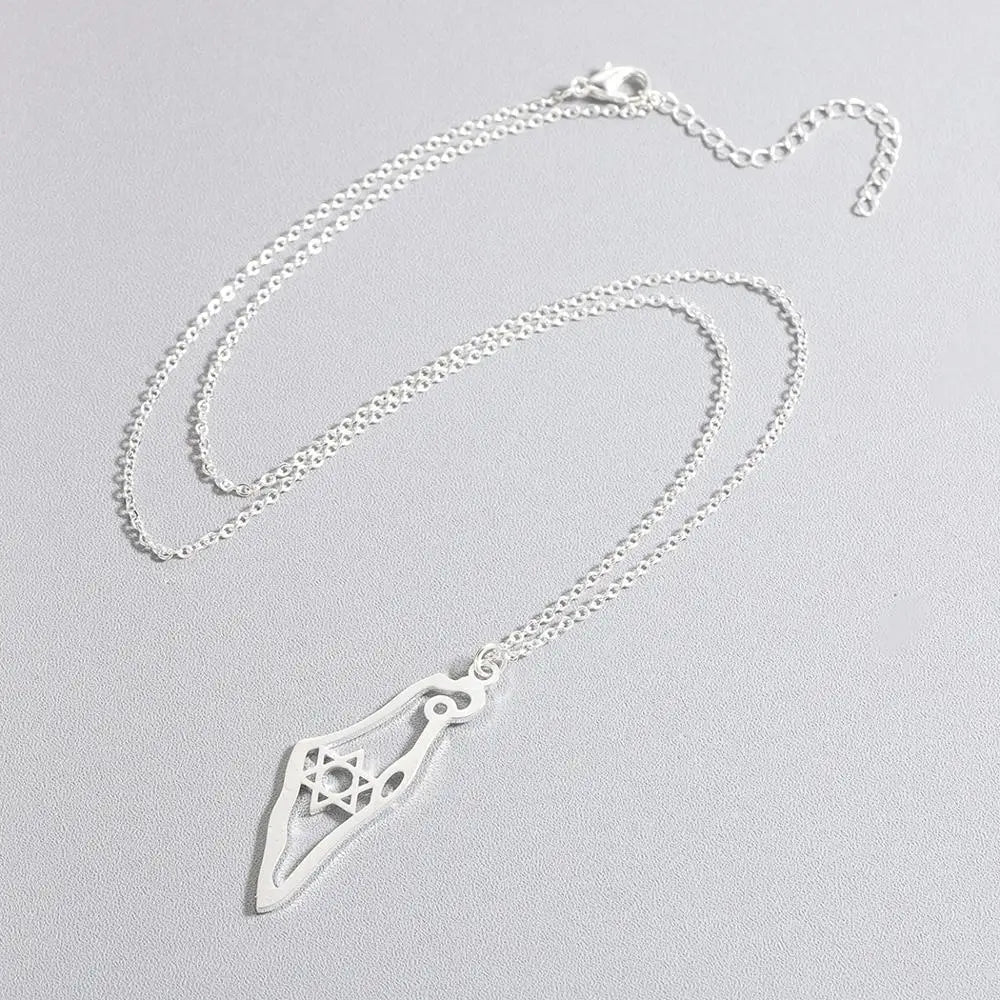 Stainless Steel Pendant Jewish Jewelry Necklace