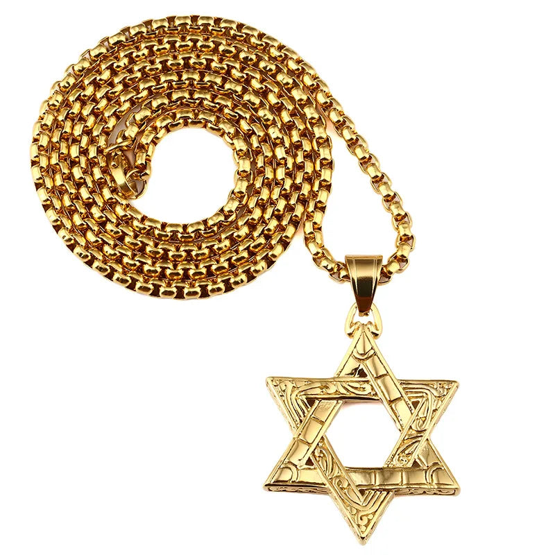 Messianic Jewish Shema in Star of David necklace