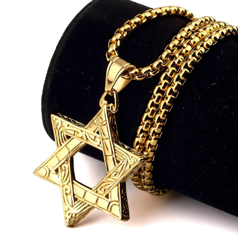 Messianic Jewish Shema in Star of David necklace