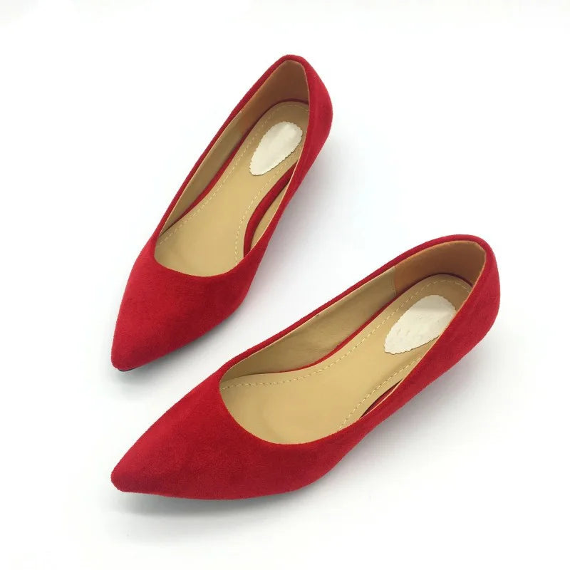 Women Low Heel Pumps Shoes