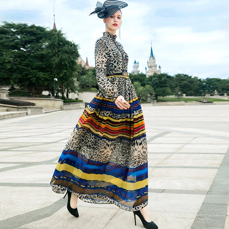 Women Leopard Printed Dress