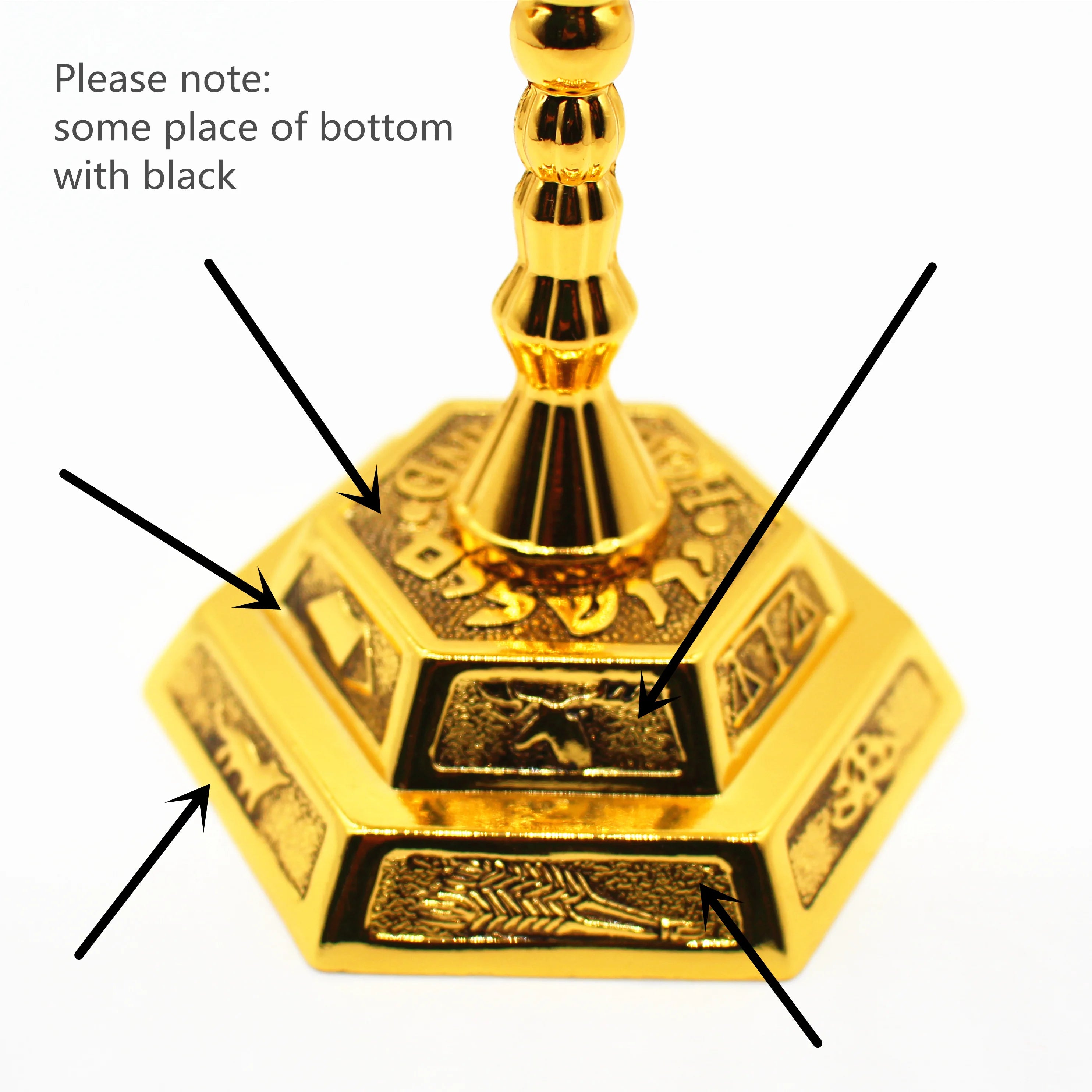 Jewish Menorah Metal Candle Holder