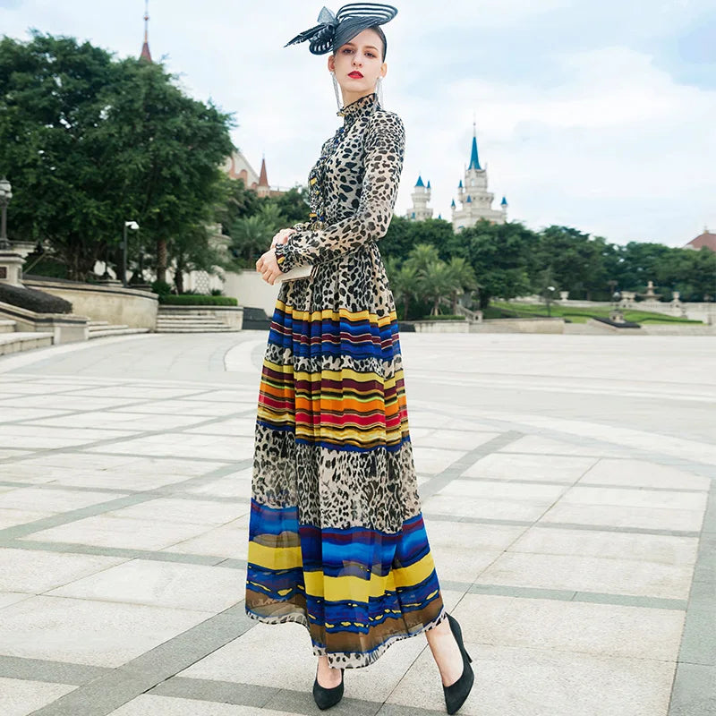 Women Leopard Printed Dress