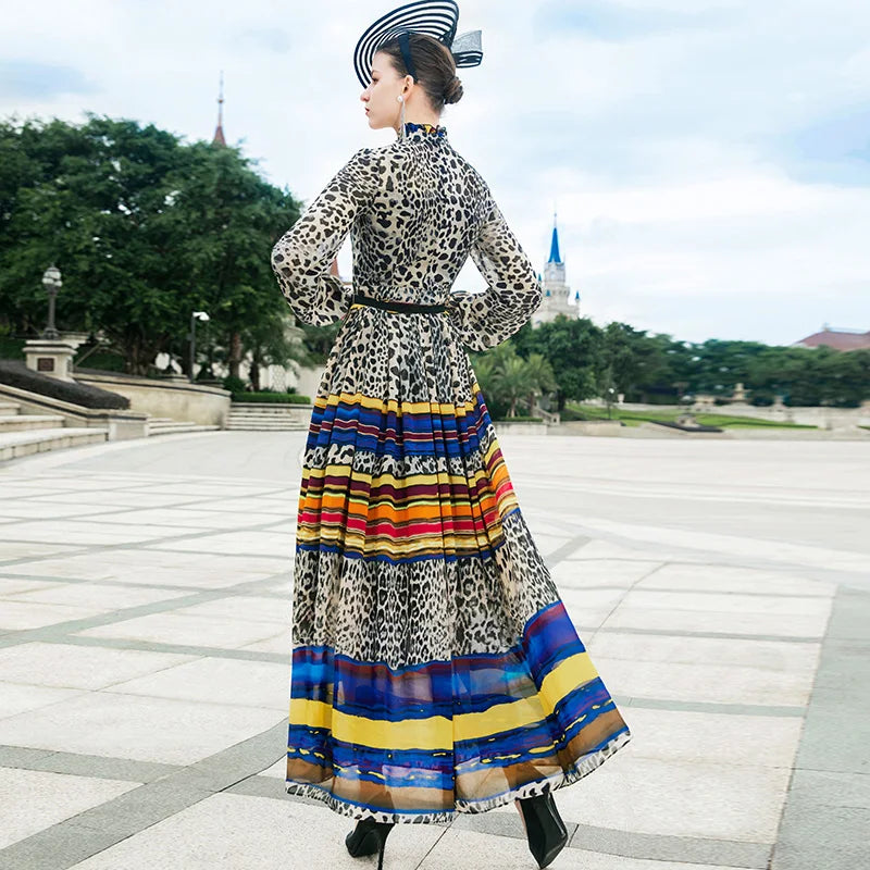 Women Leopard Printed Dress