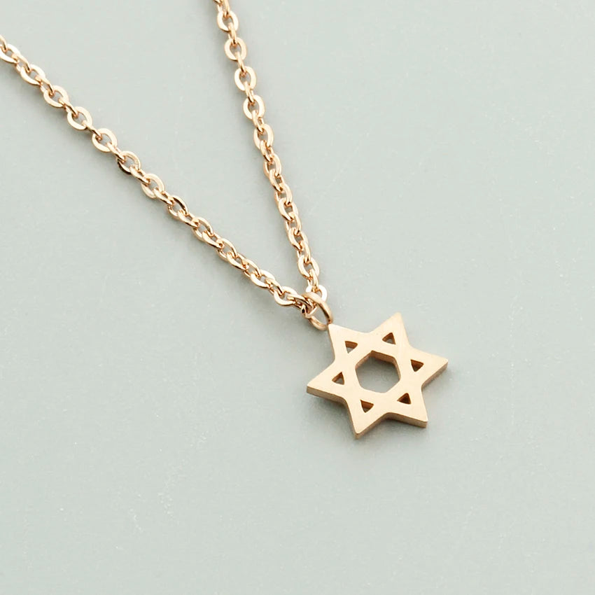 Jewish Ethnic Star Of David Pendant Necklace