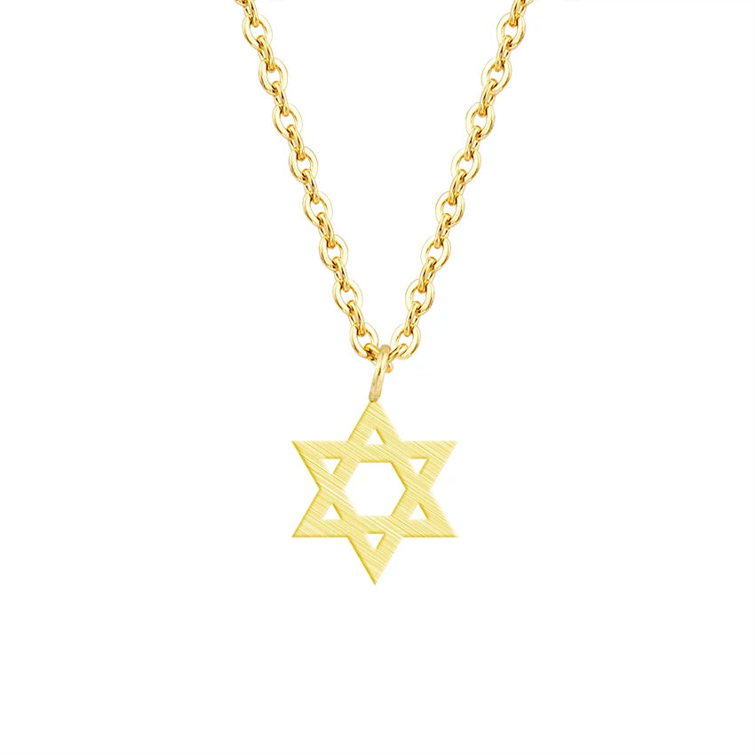Jewish Ethnic Star Of David Pendant Necklace
