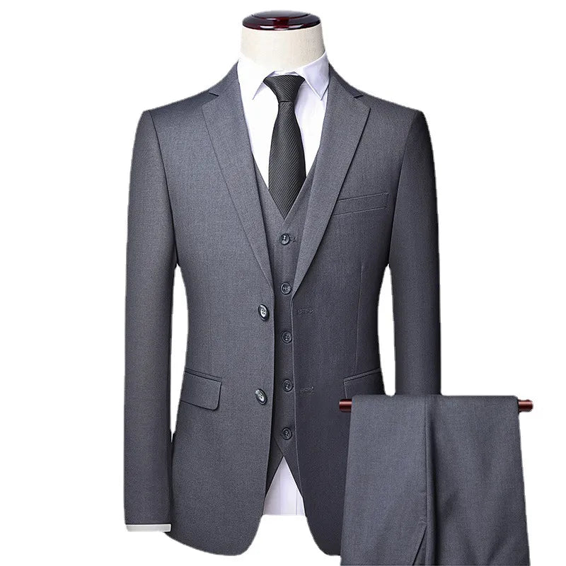 High Quality Men Simple Slim Suit