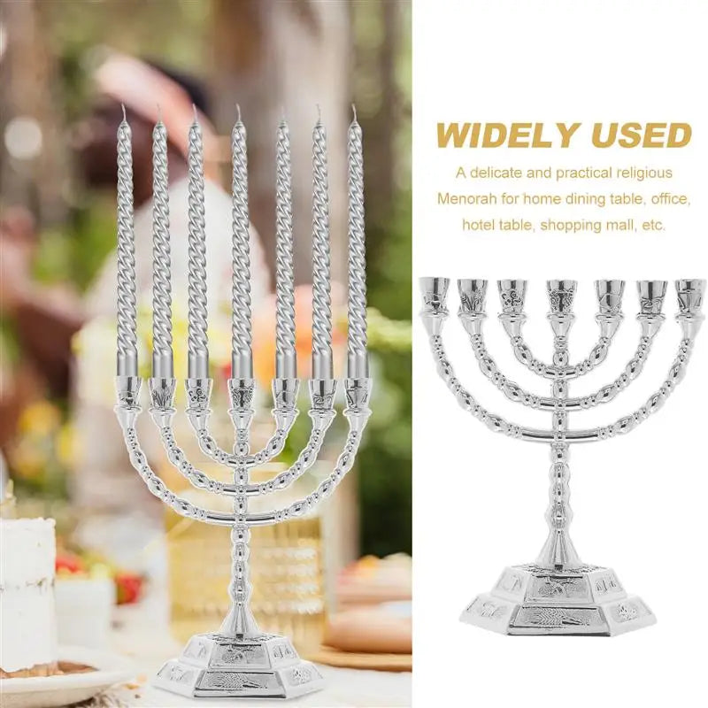 Menorah Candlesticks Dinning Table Decor