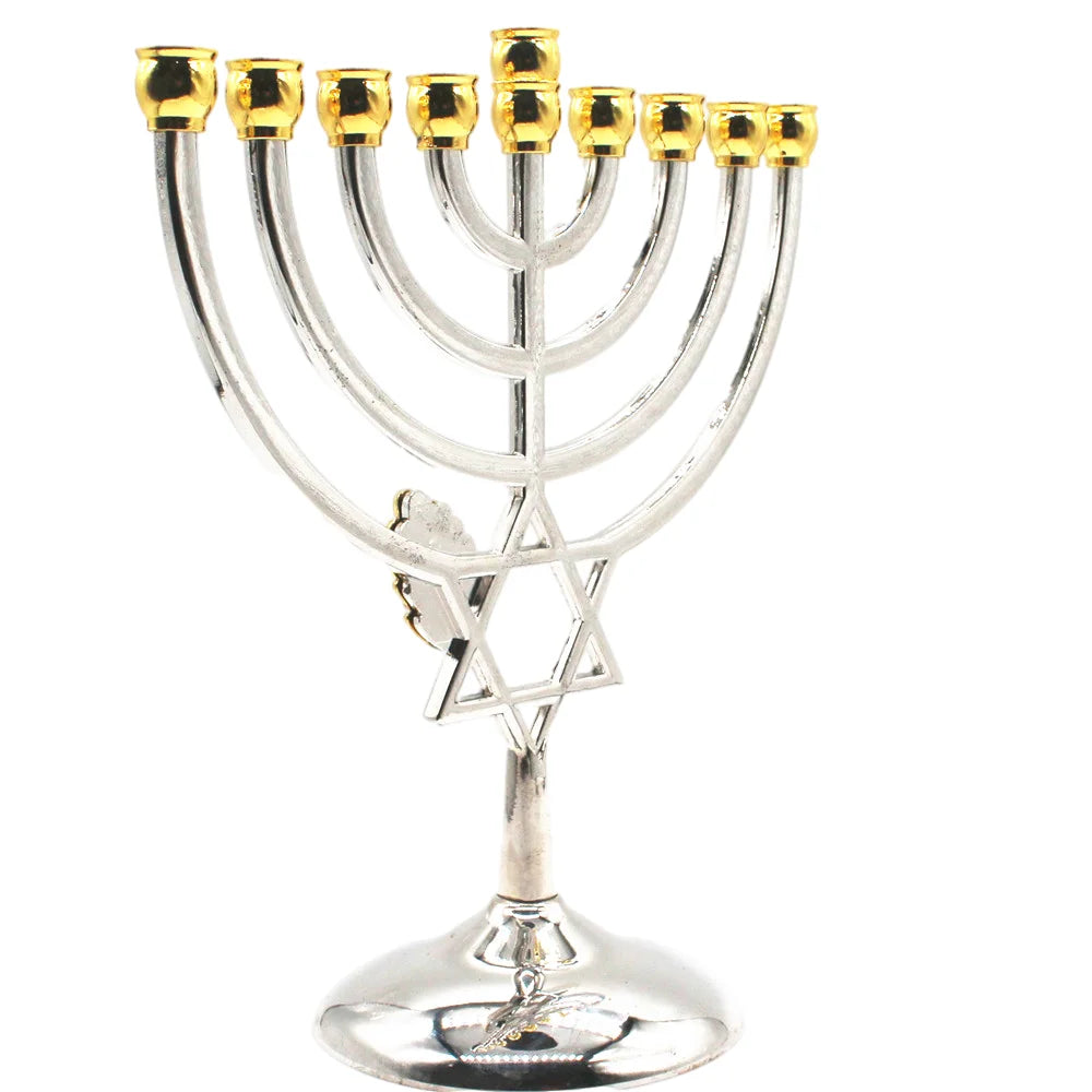 Judaica Alloy Jewish Home Decoration Candlestick