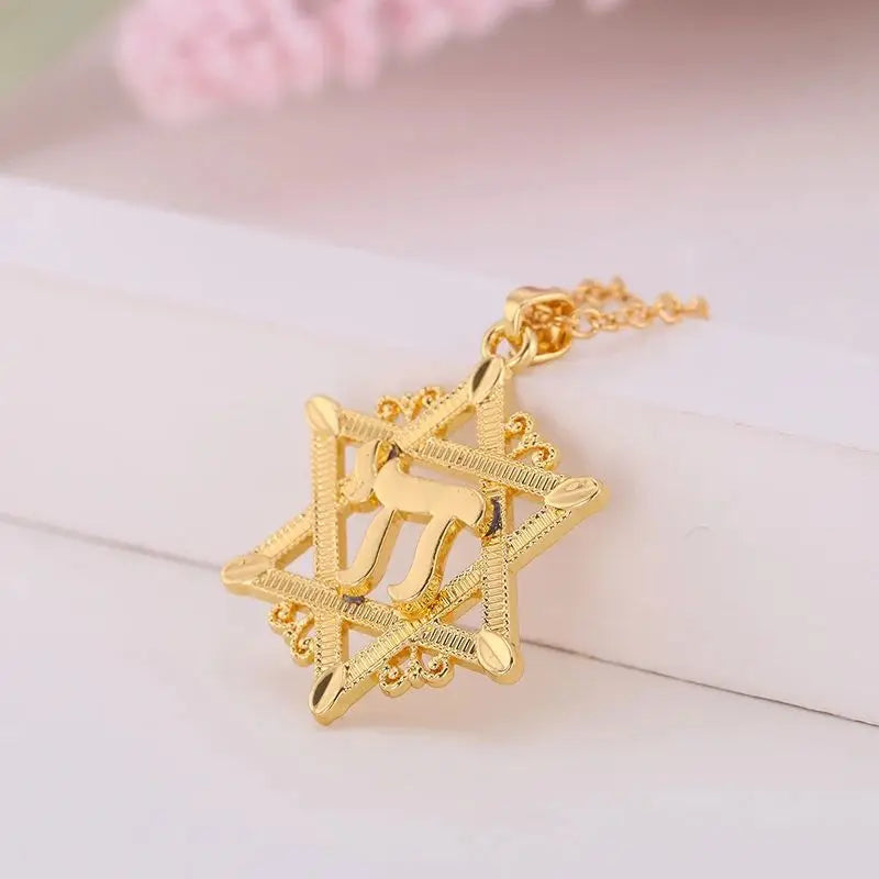 Jewish Chai Pendant Religious Supernatural Necklace