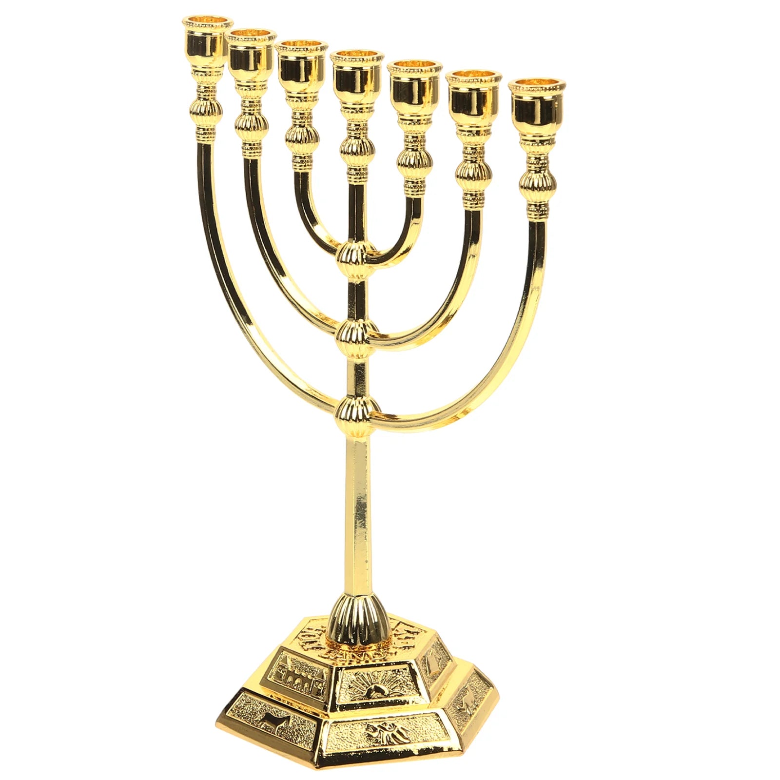 Jewish Bed Candlestick Menorah Stand Holders