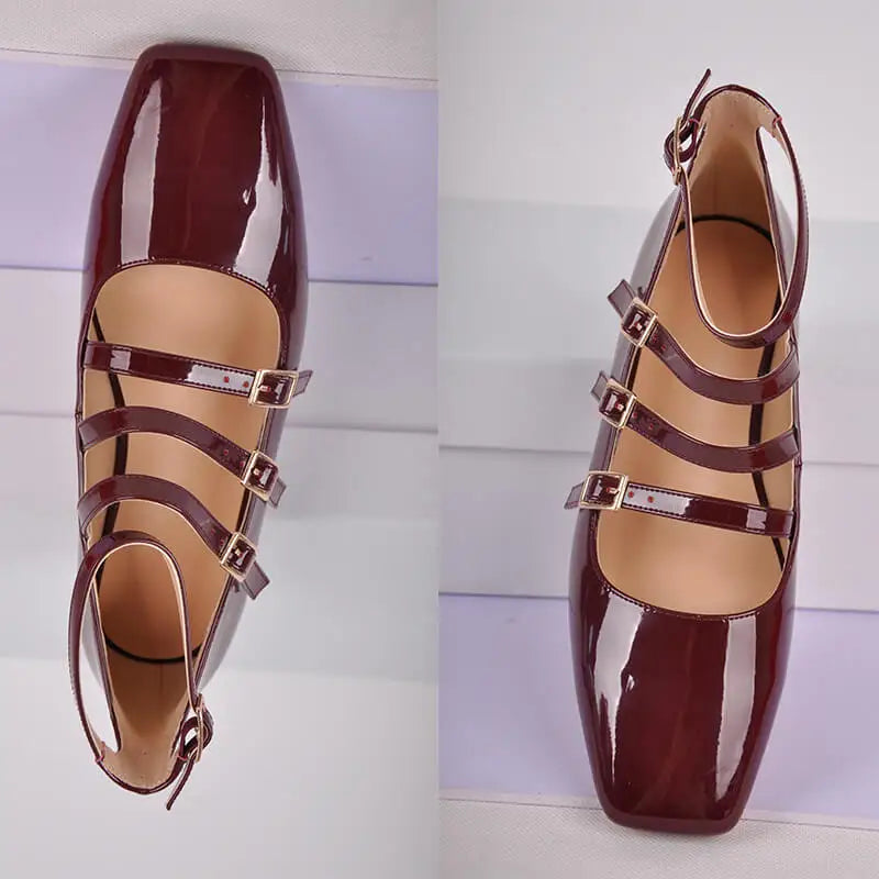 Women Flats Square Pumps