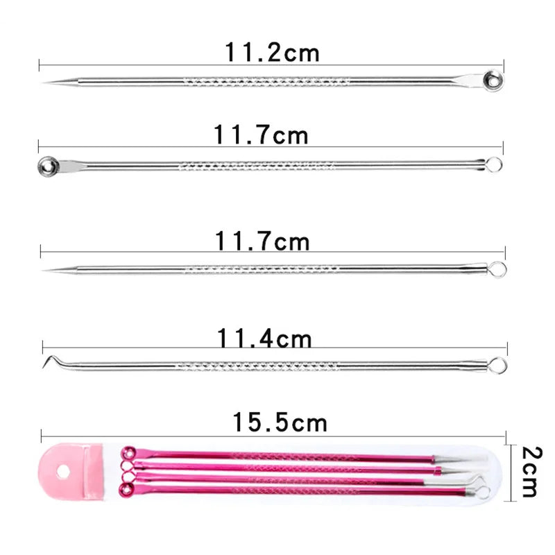 4Pcs Blackhead Remover Extractor Tool
