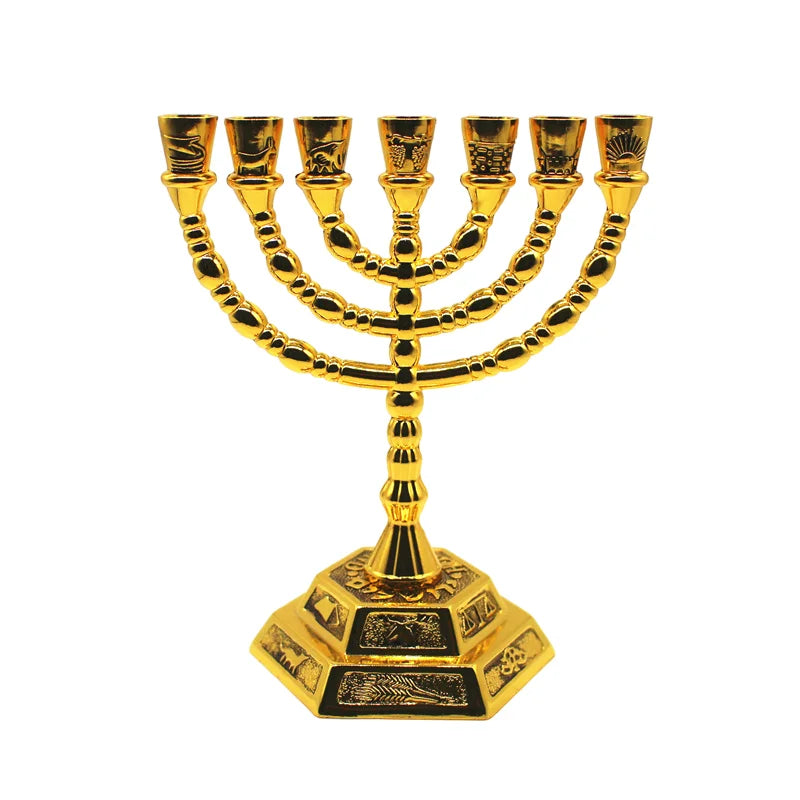 Big Menorah Candlestick Judaica Home Decoration