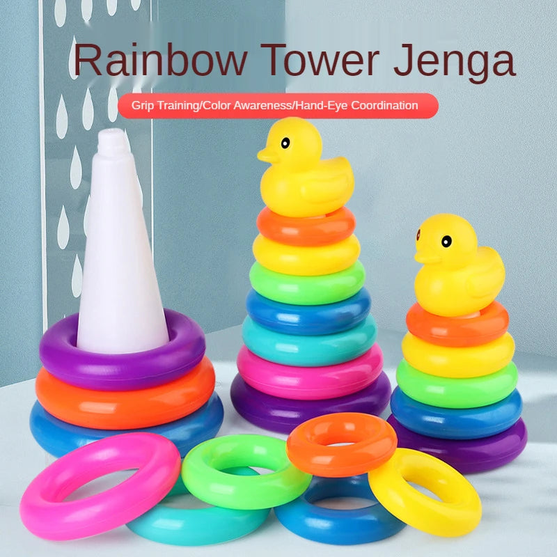 yellow-duck-stacking-rings-tower-toy