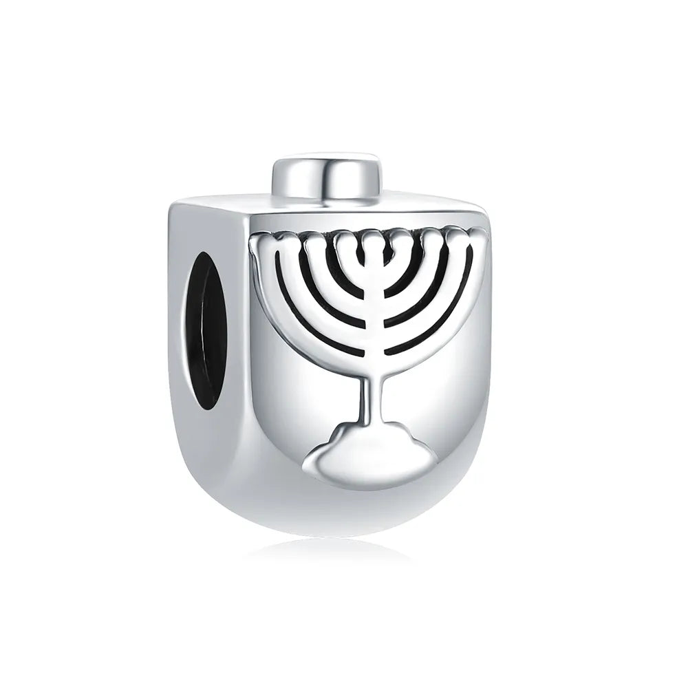 Dreidel Beads Charms Fit Original Religious Jewelry