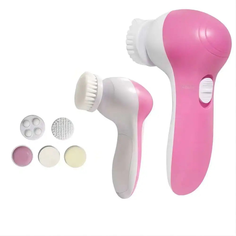Electric 5-in-1 Facial Cleansing Brush