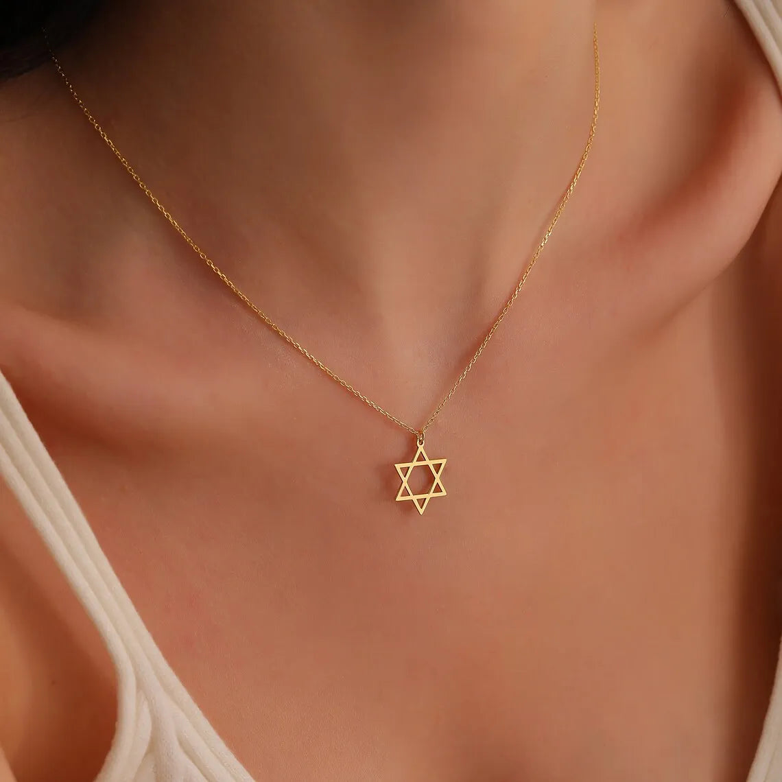 Star Of David Pendant Jewish Symbols Necklace