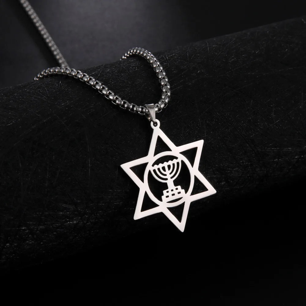 Religious Jewish Jewelry Star Of David Necklace